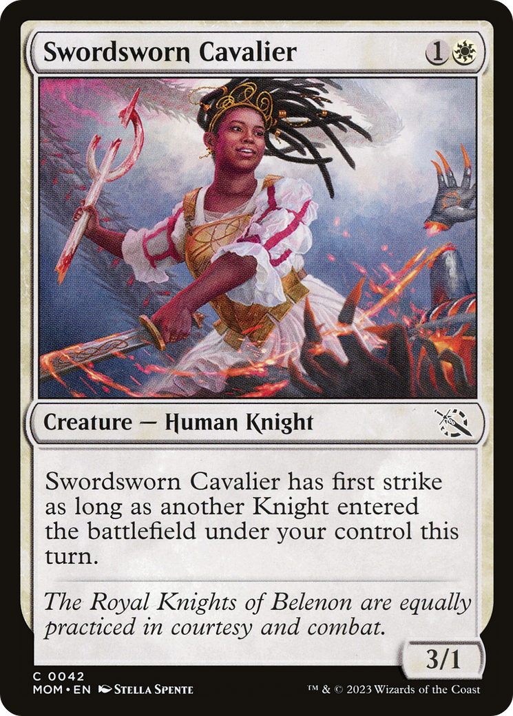 Image of Swordsworn Cavalier [March of the Machine]