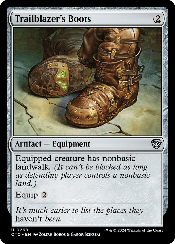 Image of Trailblazer's Boots [Outlaws of Thunder Junction Commander]