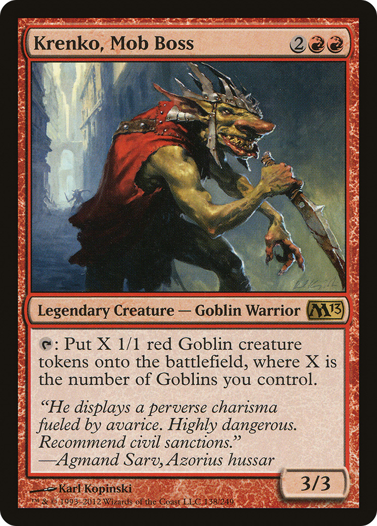 Image of Krenko, Mob Boss [Magic 2013]