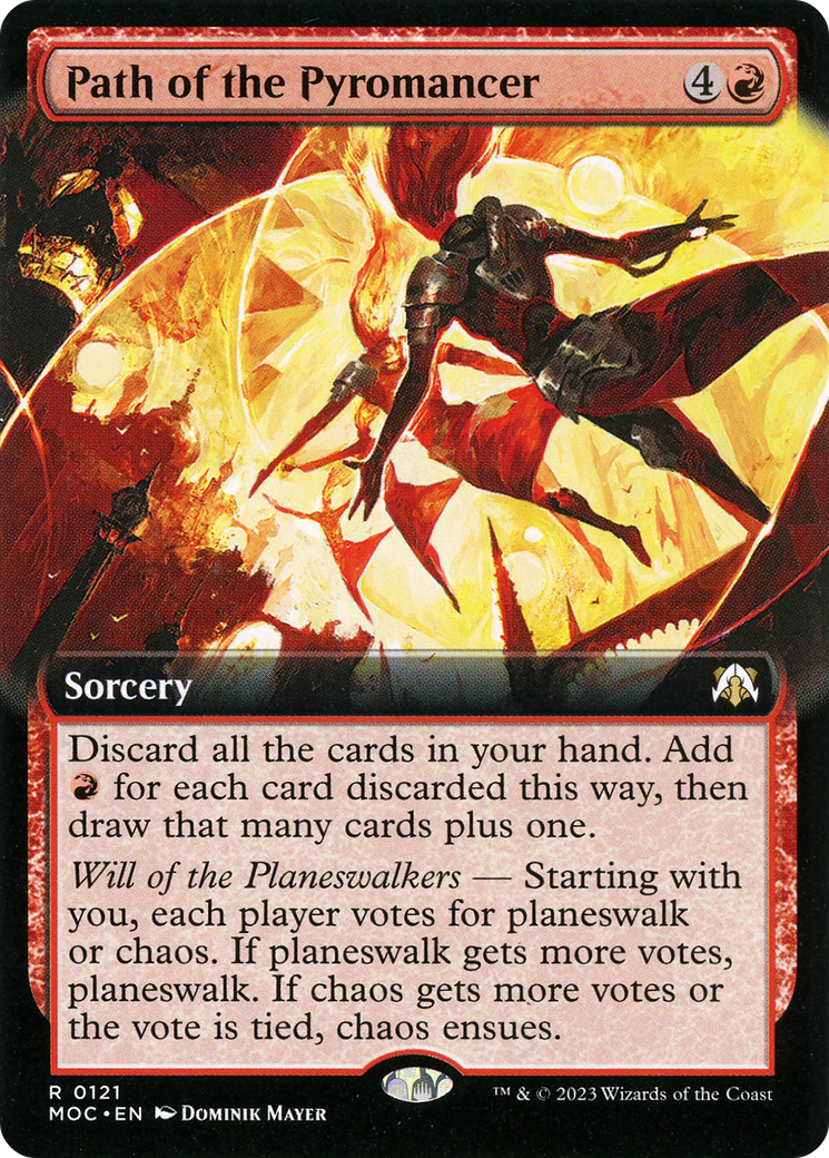 Image of Path of the Pyromancer (Extended Art) [March of the Machine Commander]