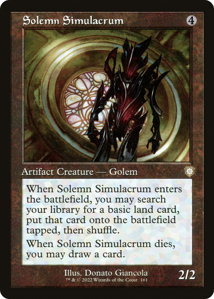Image of Solemn Simulacrum (Retro) [The Brothers' War Commander]