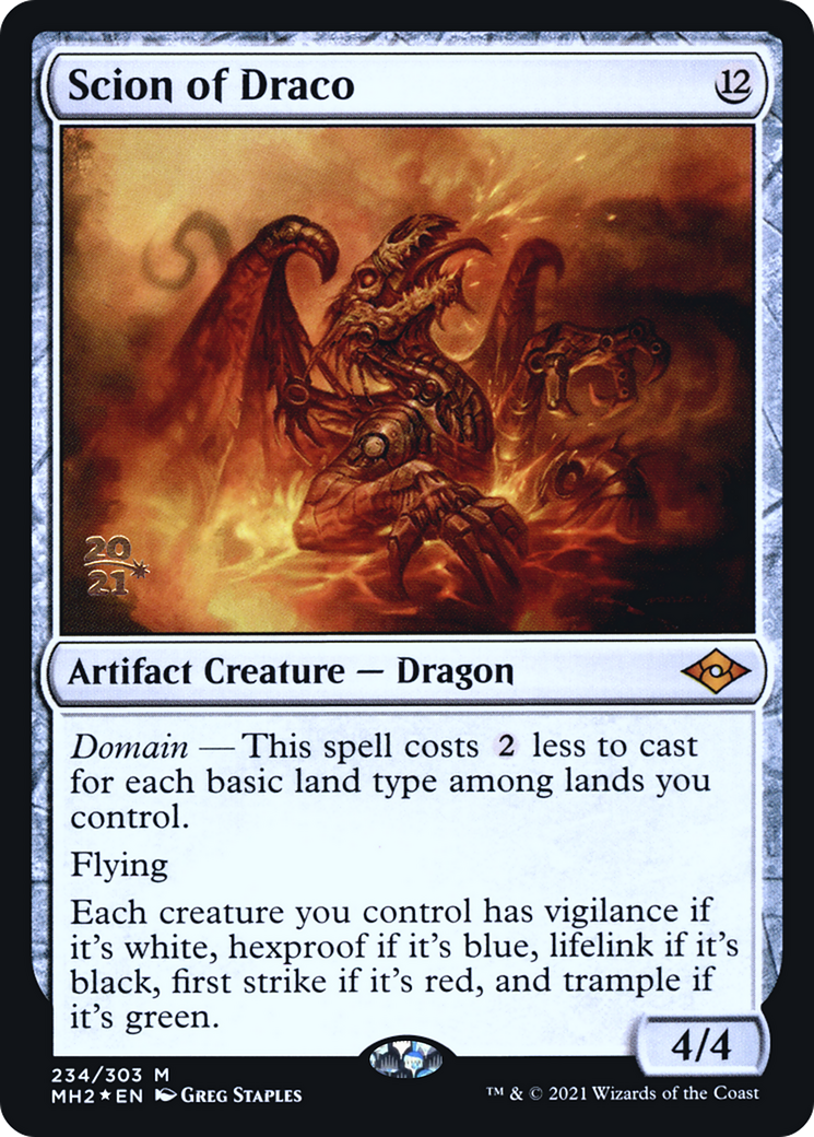 Image of Scion of Draco [Modern Horizons 2 Prerelease Promos]