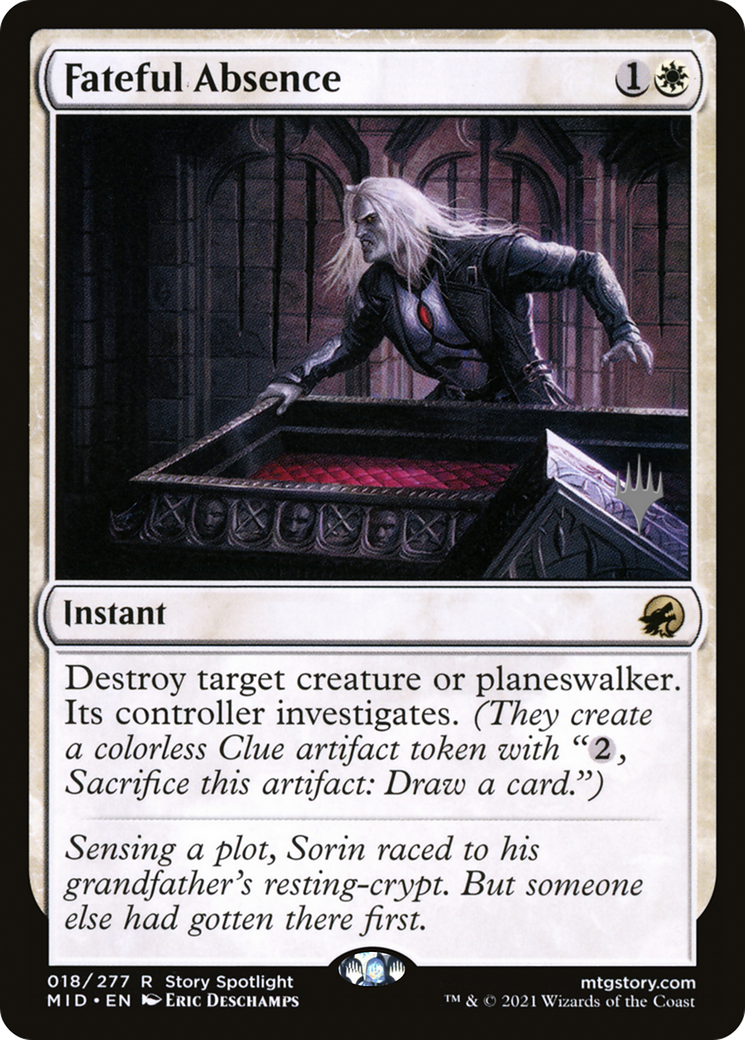 Image of Fateful Absence (Promo Pack) [Innistrad: Midnight Hunt Promos]
