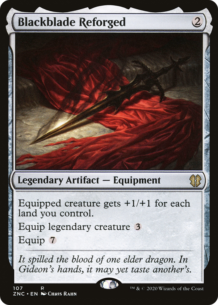 Image of Blackblade Reforged [Zendikar Rising Commander]