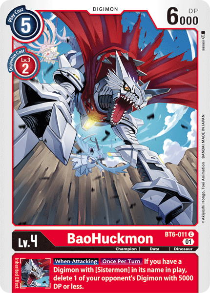 Image of BaoHuckmon [BT6-011] [Double Diamond]