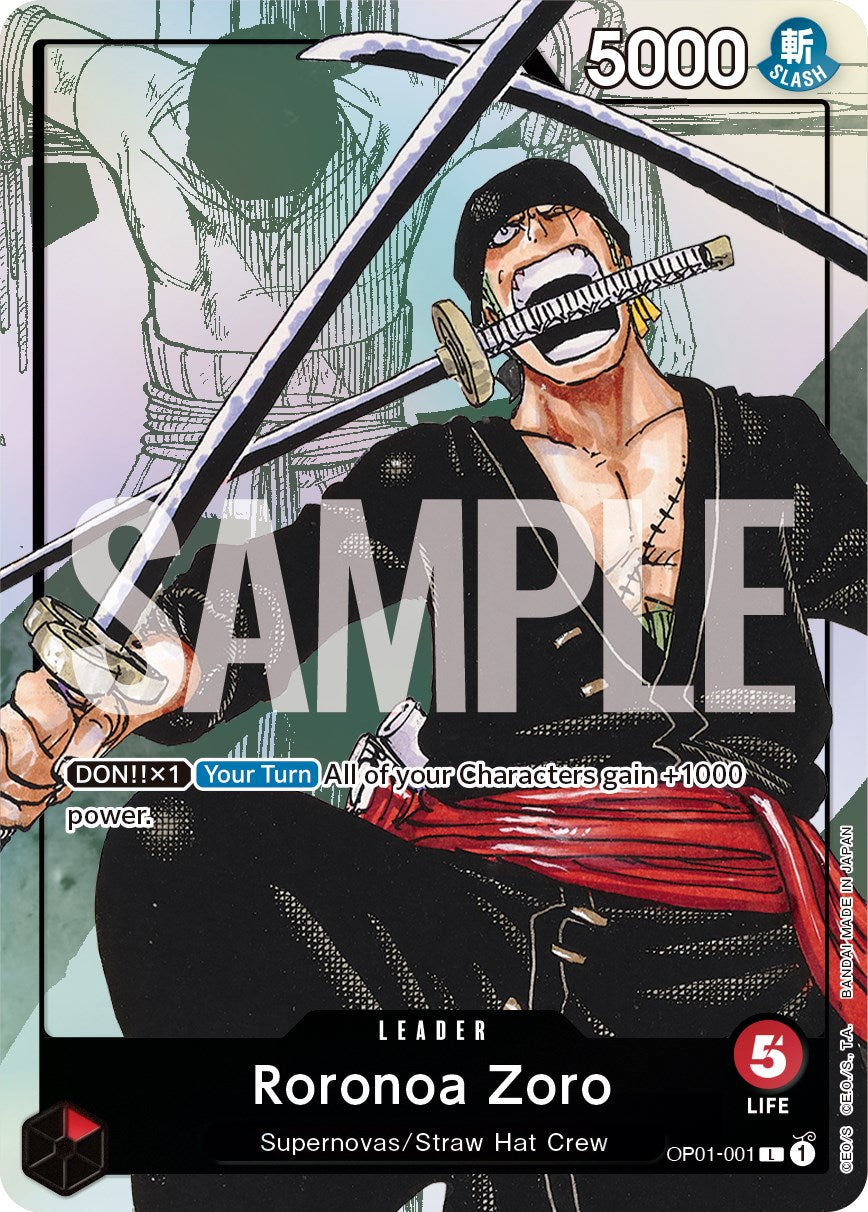 Image of Roronoa Zoro (Alternate Art) [One Piece Promotion Cards]