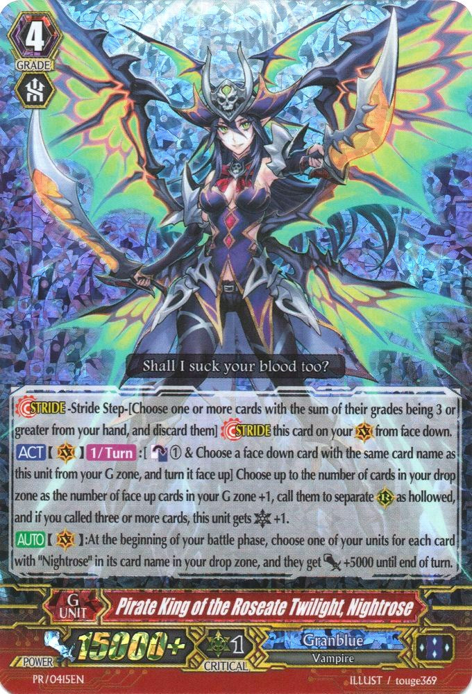 Image of Pirate King of the Roseate Twilight, Nightrose (PR/0415EN) [Promo Cards]