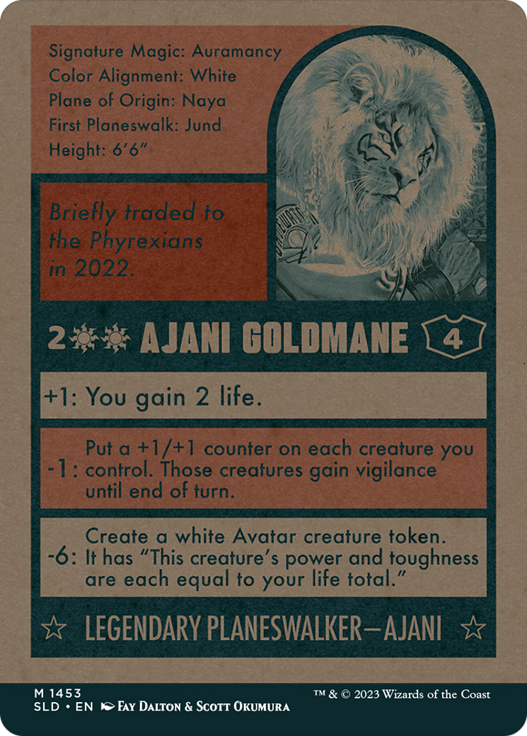 Image of Ajani Goldmane [Secret Lair Drop Series]
