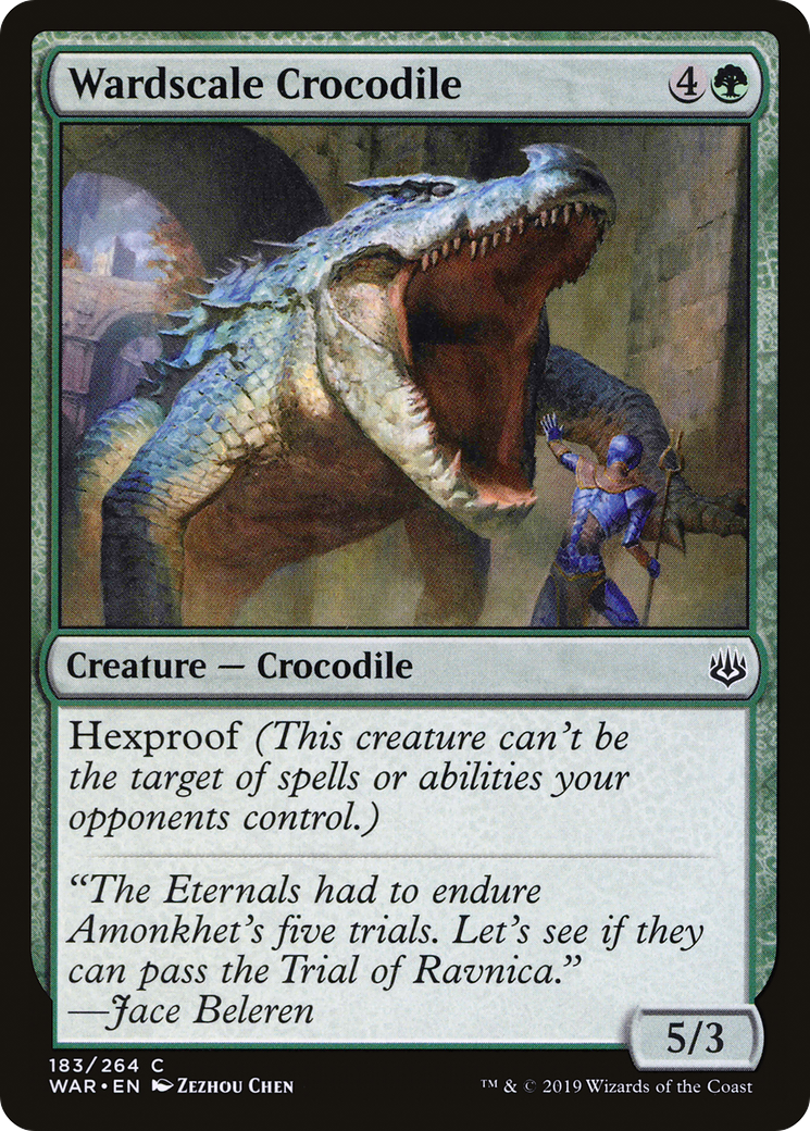 Image of Wardscale Crocodile [War of the Spark]