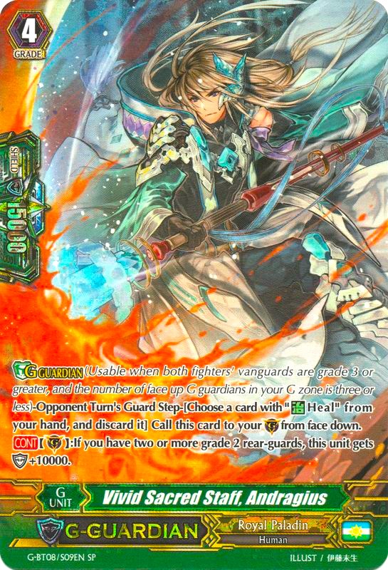 Image of Vivid Sacred Staff, Andragius (G-BT08/S09EN) [Absolute Judgment]