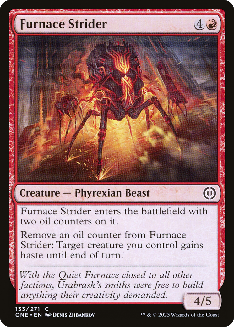Image of Furnace Strider [Phyrexia: All Will Be One]