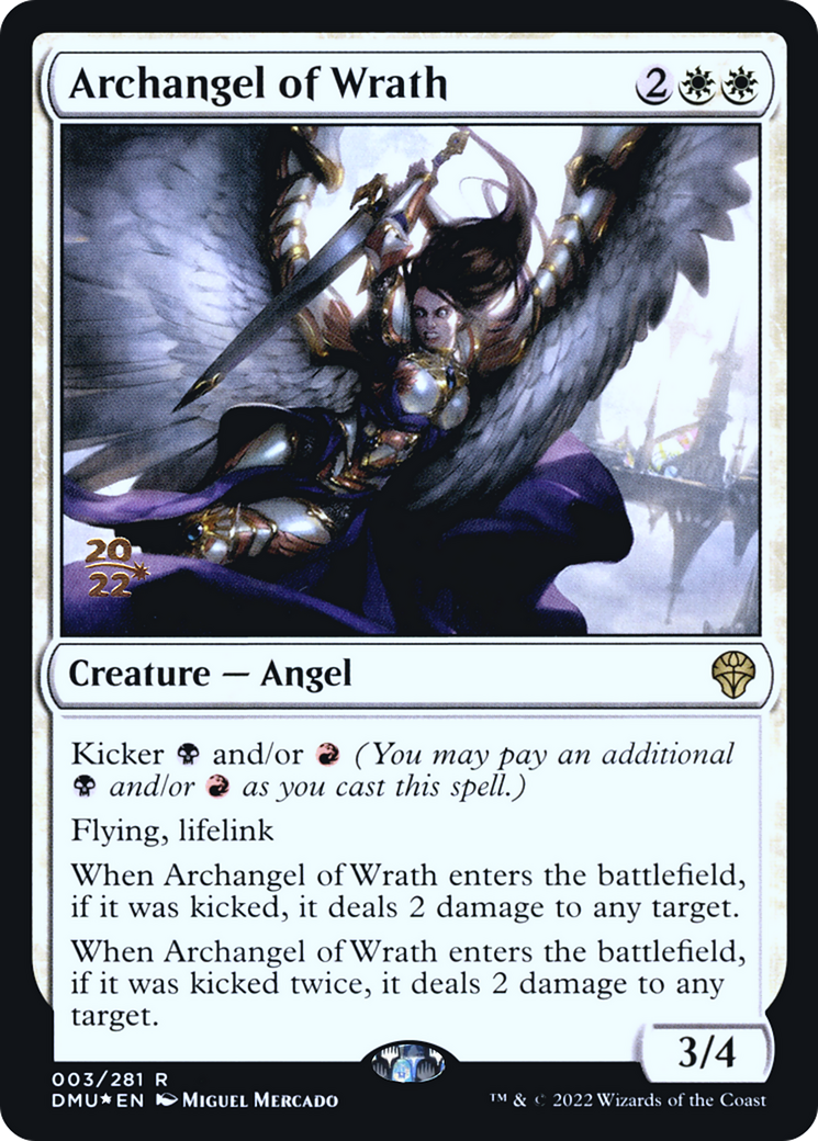 Image of Archangel of Wrath [Dominaria United Prerelease Promos]