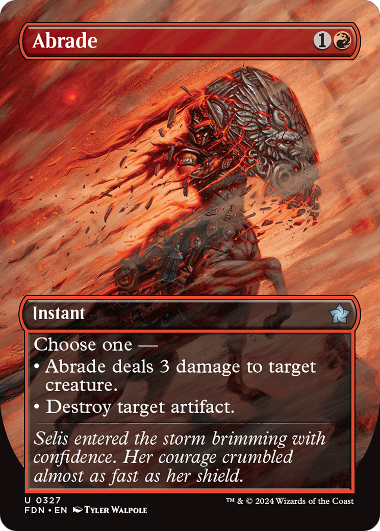Image of Abrade (Borderless) [Foundations]