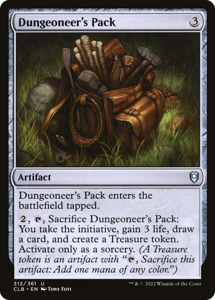 Image of Dungeoneer's Pack [Commander Legends: Battle for Baldur's Gate]