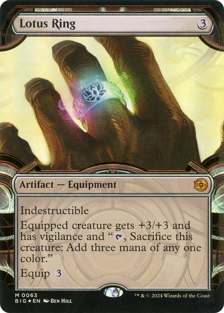 Image of Lotus Ring (Showcase) (Raised Foil) [Outlaws of Thunder Junction: The Big Score]