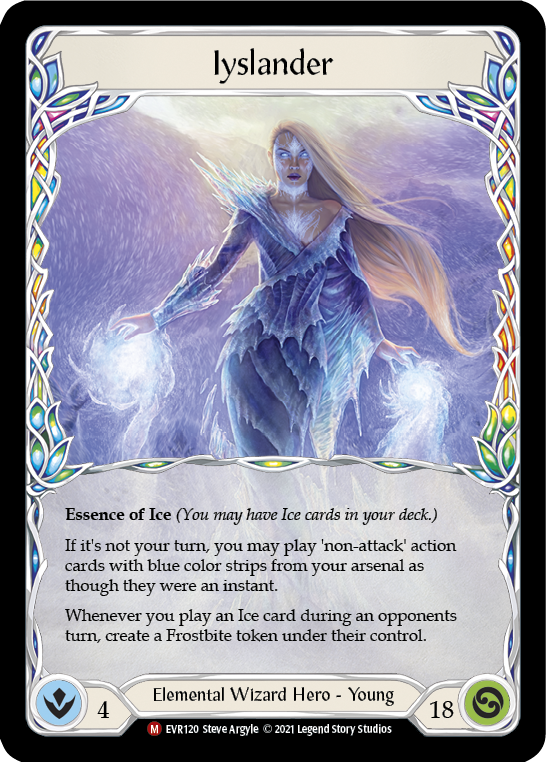 Image of Iyslander [EVR120] (Everfest)  1st Edition Rainbow Foil