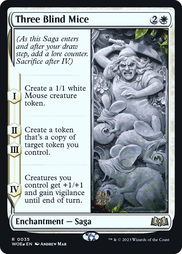 Image of Three Blind Mice [Wilds of Eldraine Prerelease Promos]