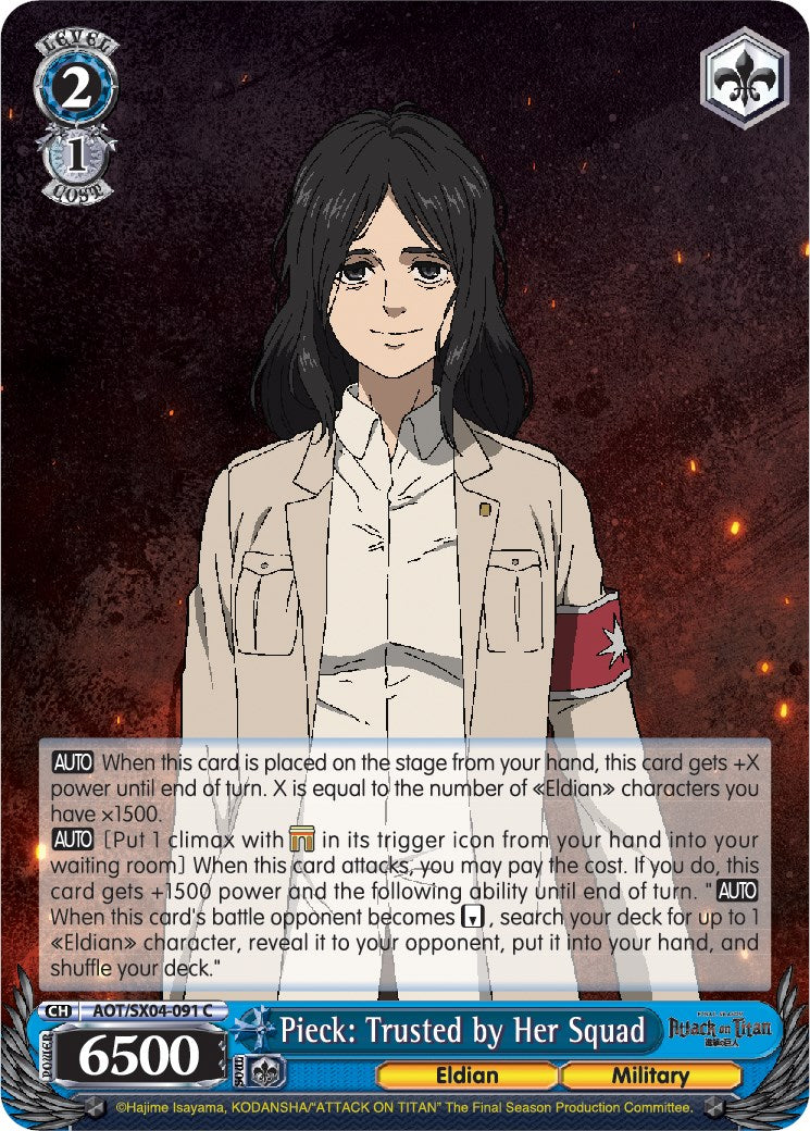 Image of Pieck: Trusted by Her Squad [Attack On Titan: Final Season]