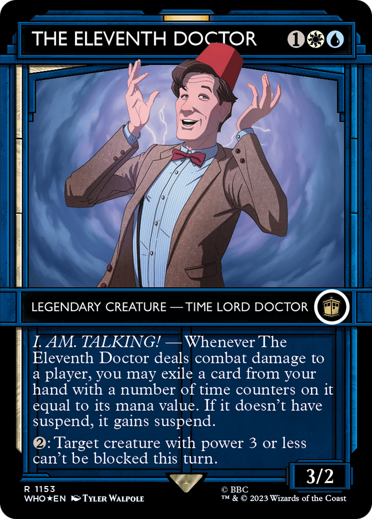 Image of The Eleventh Doctor (Showcase) (Surge Foil) [Doctor Who]