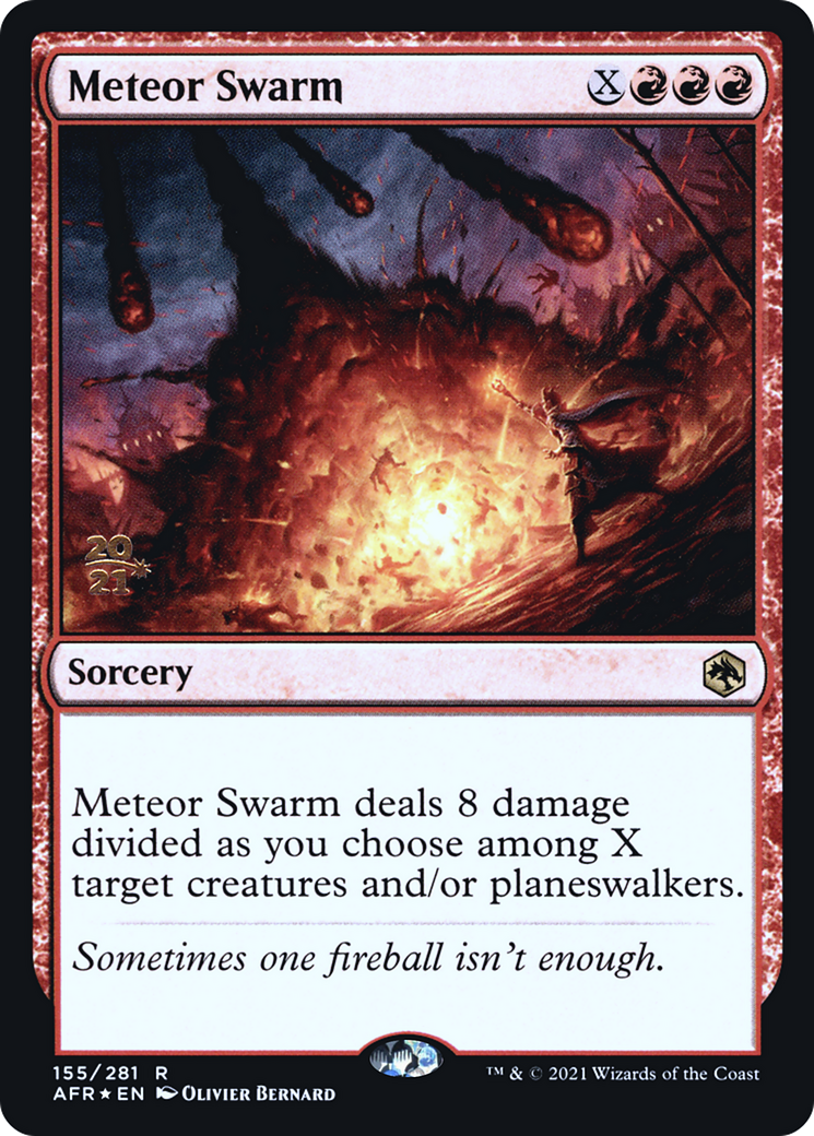 Image of Meteor Swarm [Dungeons & Dragons: Adventures in the Forgotten Realms Prerelease Promos]