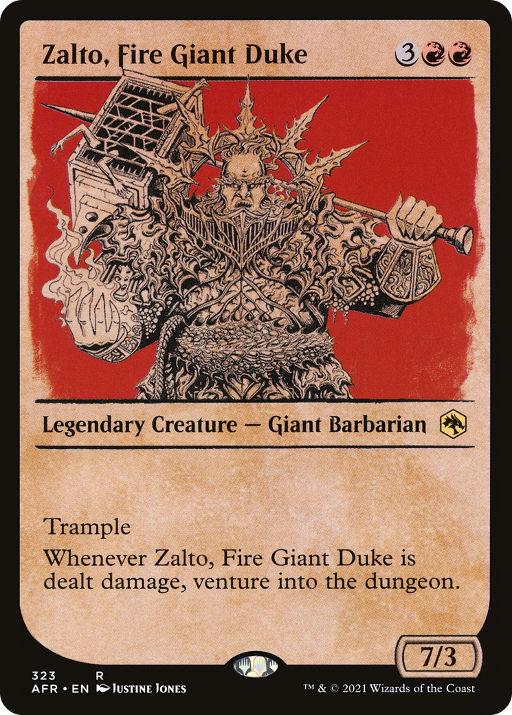 Image of Zalto, Fire Giant Duke (Showcase) [Dungeons & Dragons: Adventures in the Forgotten Realms]