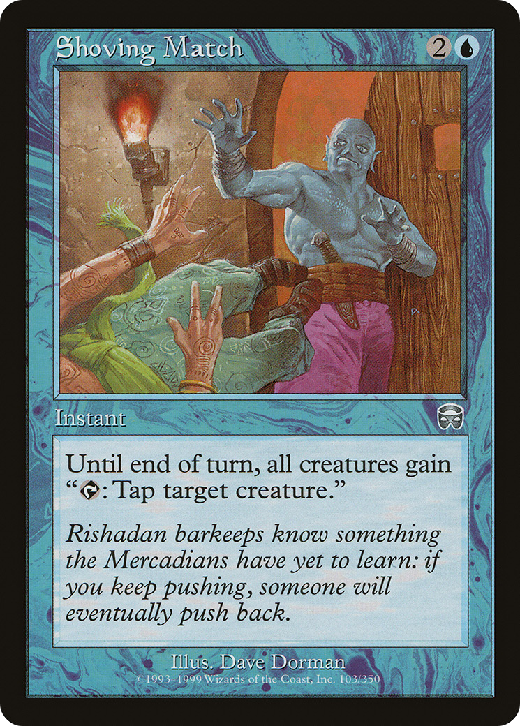 Image of Shoving Match [Mercadian Masques]