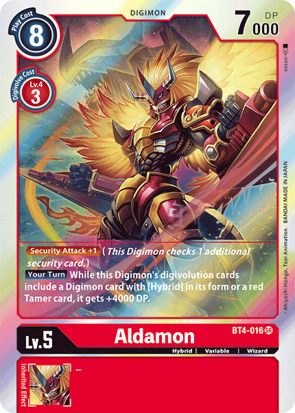 Image of Aldamon [BT4-016] [Great Legend]