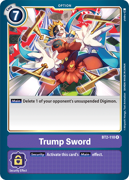 Image of Trump Sword [BT2-110] [Release Special Booster Ver.1.0]