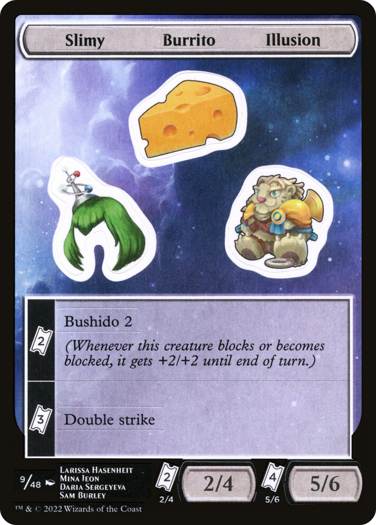 Image of Slimy Burrito Illusion [Unfinity Stickers]