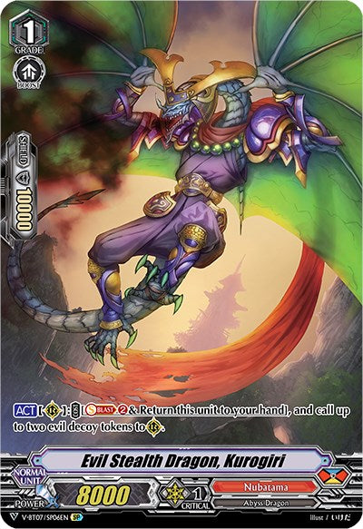 Image of Evil Stealth Dragon, Kurogiri (V-BT07/SP06EN) [Infinideity Cradle]