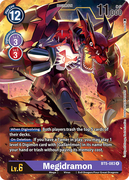 Image of Megidramon [BT5-083] [Battle of Omni]
