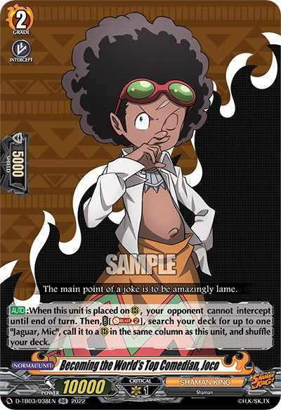 Image of Becoming the World's Top Comedian, Joco (D-TB03/038EN) [Shaman King]