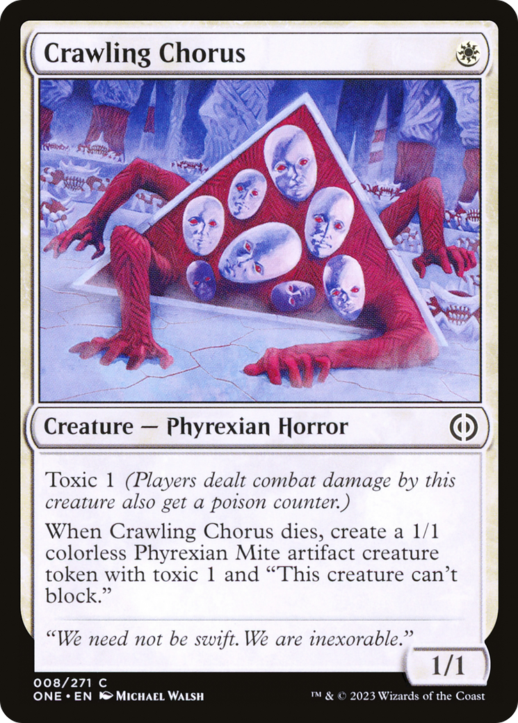 Image of Crawling Chorus [Phyrexia: All Will Be One]