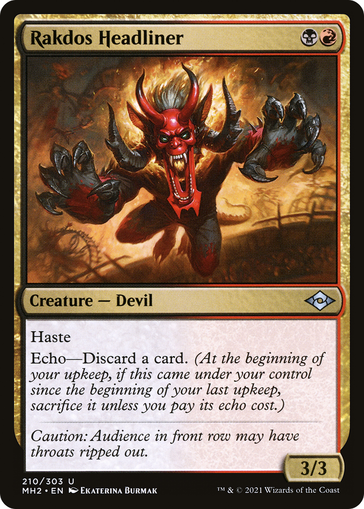 Image of Rakdos Headliner [Modern Horizons 2]
