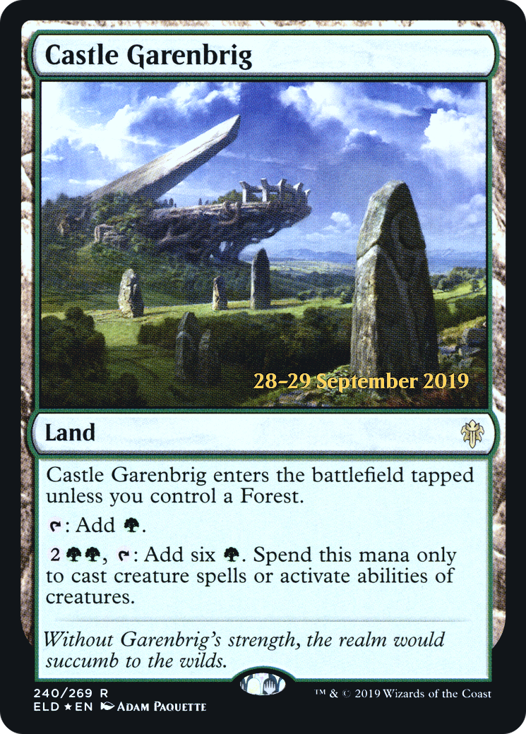 Image of Castle Garenbrig [Throne of Eldraine Prerelease Promos]
