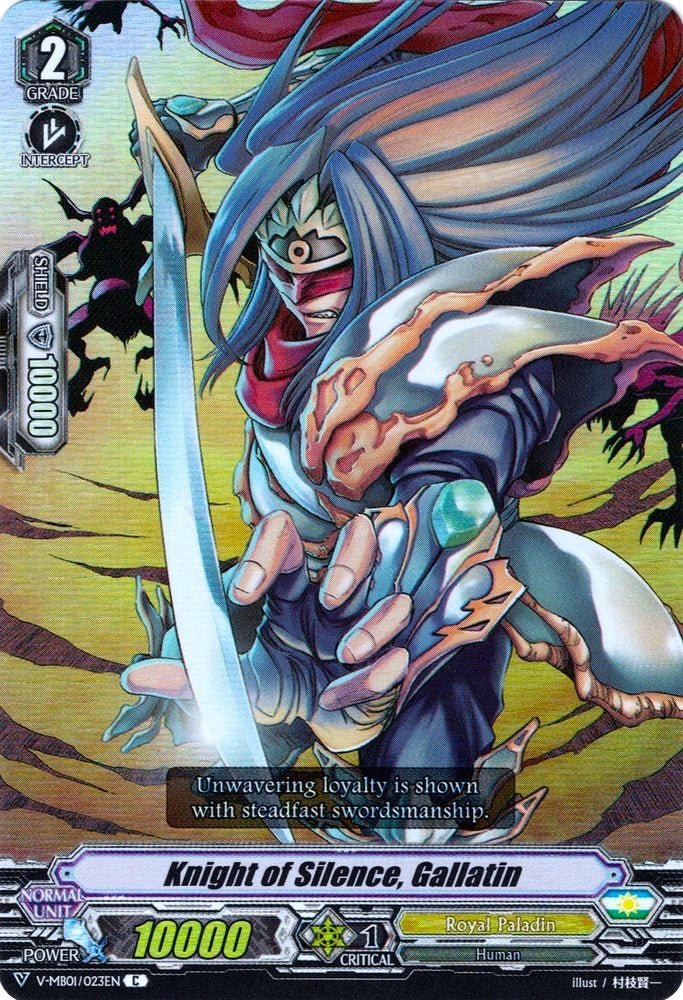 Image of Knight of Silence, Gallatin (Parallel Foil) (V-MB01/023EN) [PSYqualia Strife]