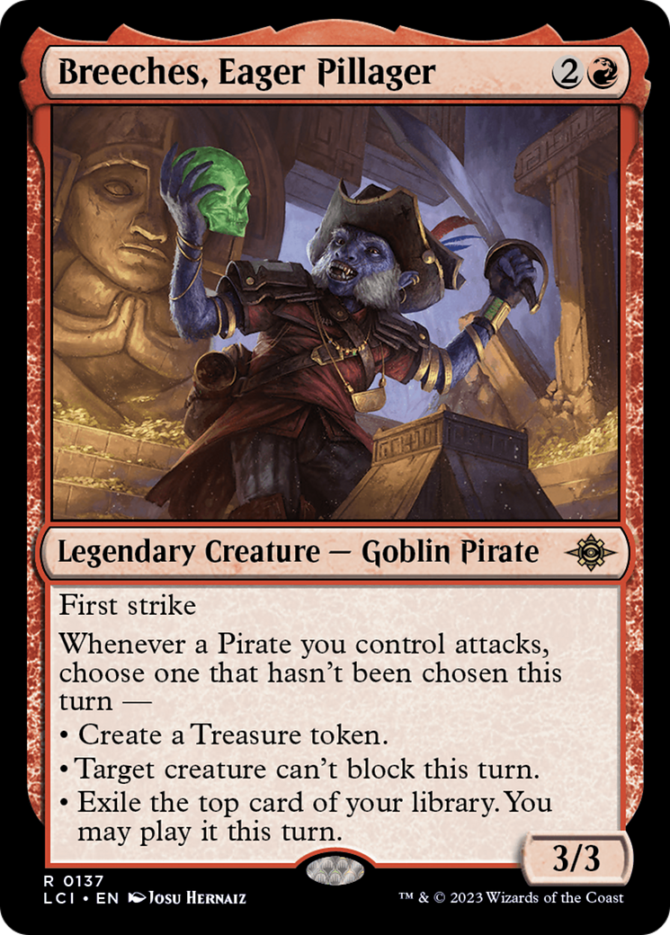 Image of Breeches, Eager Pillager [The Lost Caverns of Ixalan]