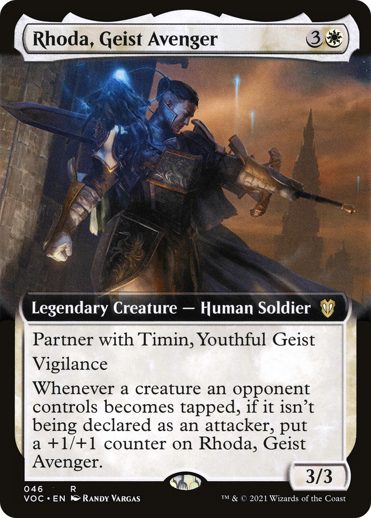 Image of Rhoda, Geist Avenger (Extended Art) [Innistrad: Crimson Vow Commander]