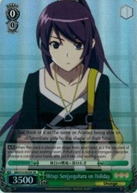 Image of Hitagi Senjyogahara on Holiday (BM/S15-E029S SR) [BAKEMONOGATARI]