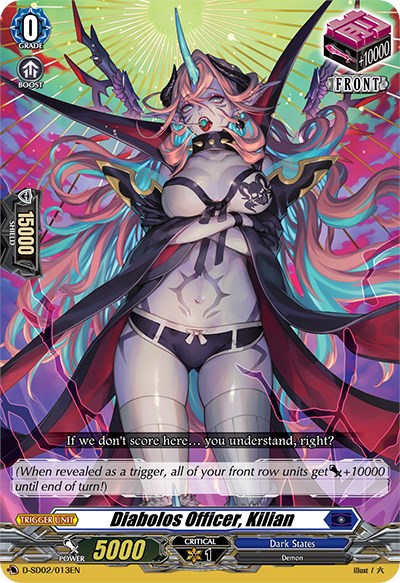 Image of Diabolos Officer, Kilian (D-SD02/013EN) [Danji Momoyama: Tyrant Tiger]