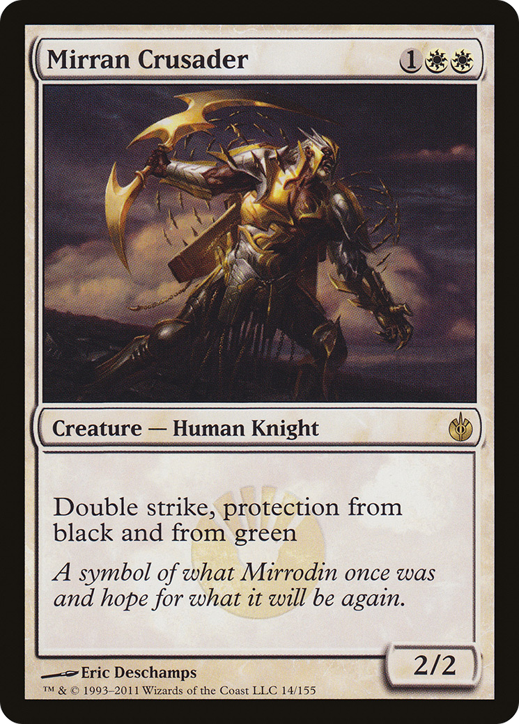 Image of Mirran Crusader [Mirrodin Besieged]