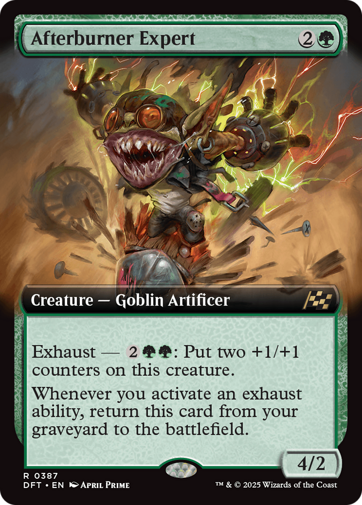 Image of Afterburner Expert (Extended Art) [Aetherdrift]