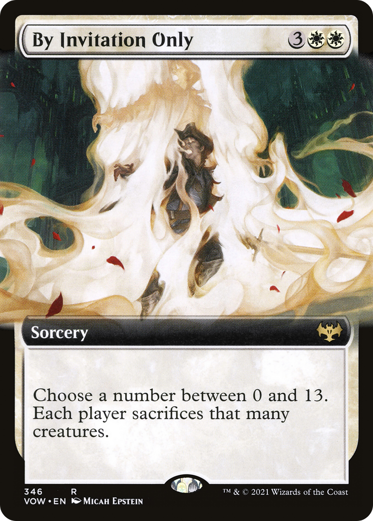 Image of By Invitation Only (Extended Art) [Innistrad: Crimson Vow]
