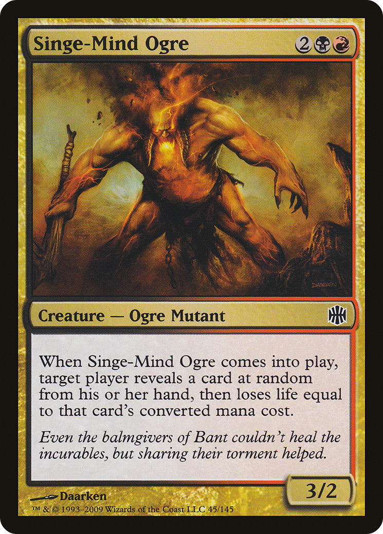Image of Singe-Mind Ogre [Alara Reborn]