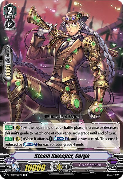 Image of Steam Sweeper, Sargo (V-EB13/030EN) [The Astral Force]