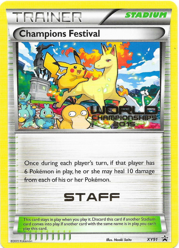 Image of Champions Festival (XY91) (2015 Quarter Finalist) [XY: Black Star Promos]
