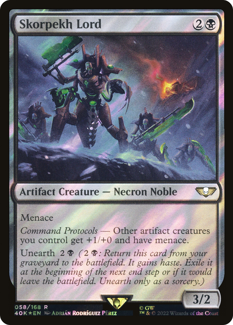 Image of Skorpekh Lord (Surge Foil) [Warhammer 40,000]