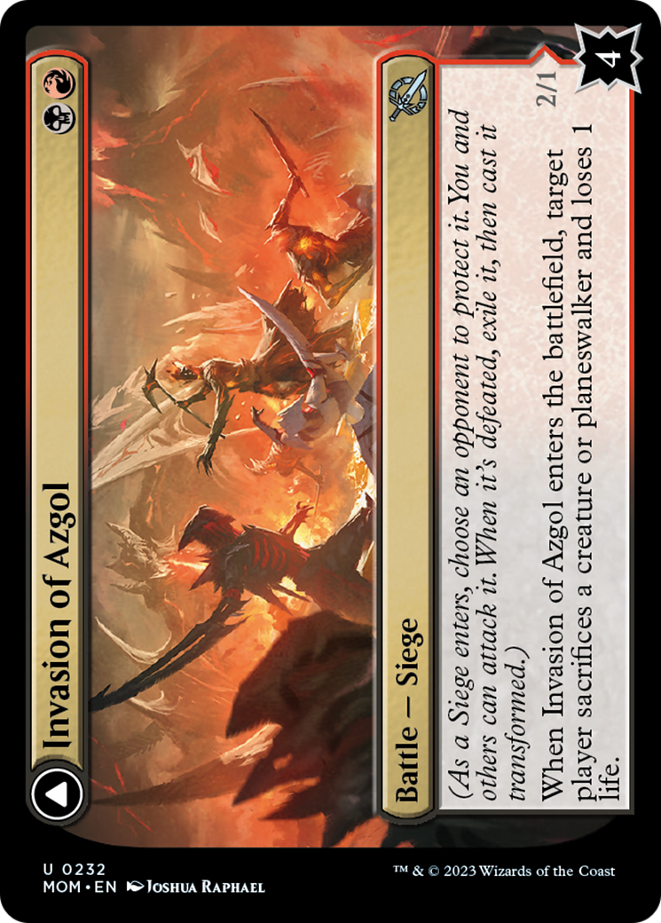 Image of Invasion of Azgol // Ashen Reaper [March of the Machine]