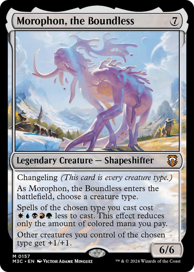 Image of Morophon, the Boundless (Ripple Foil) [Modern Horizons 3 Commander]