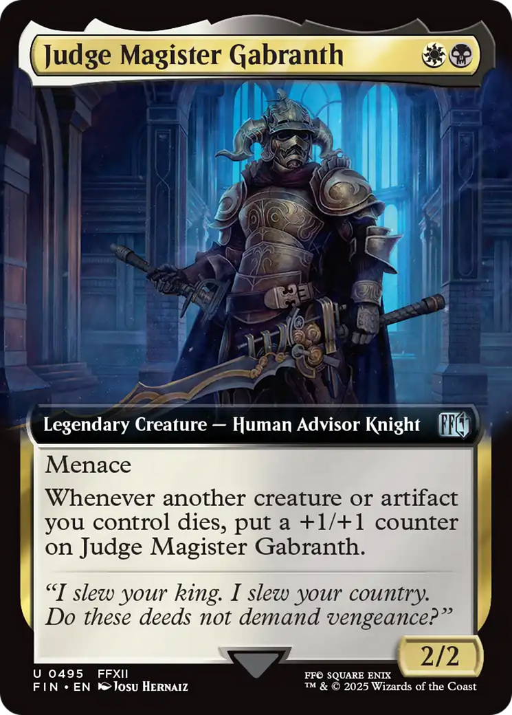 Image of Judge Magister Gabranth (Extended Art) [FINAL FANTASY]